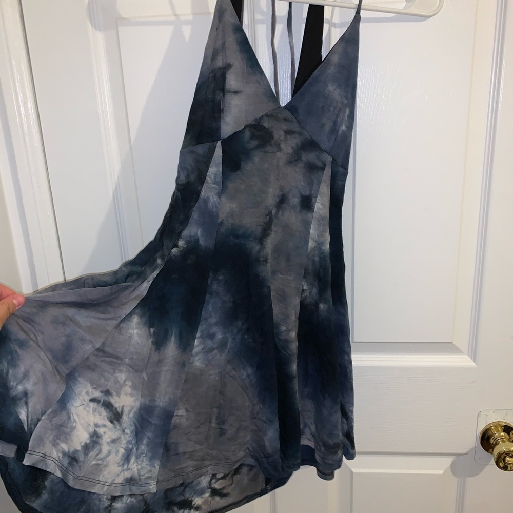 Blue gray sundress